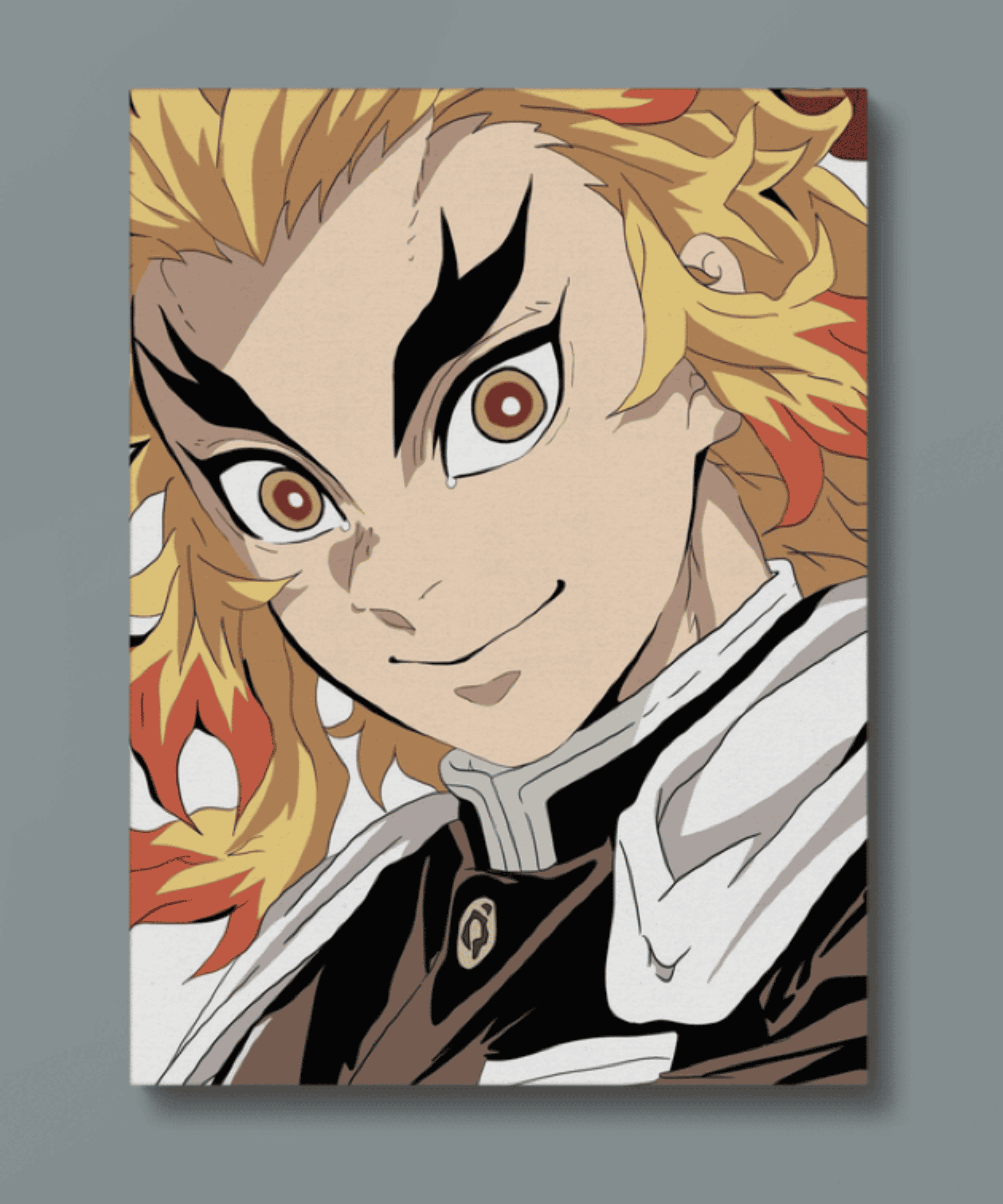 Demon Slayer - Rengoku 01 Metal Posters 1.2 Demon Slayer Rengoku 01 Metal Posters 1.2