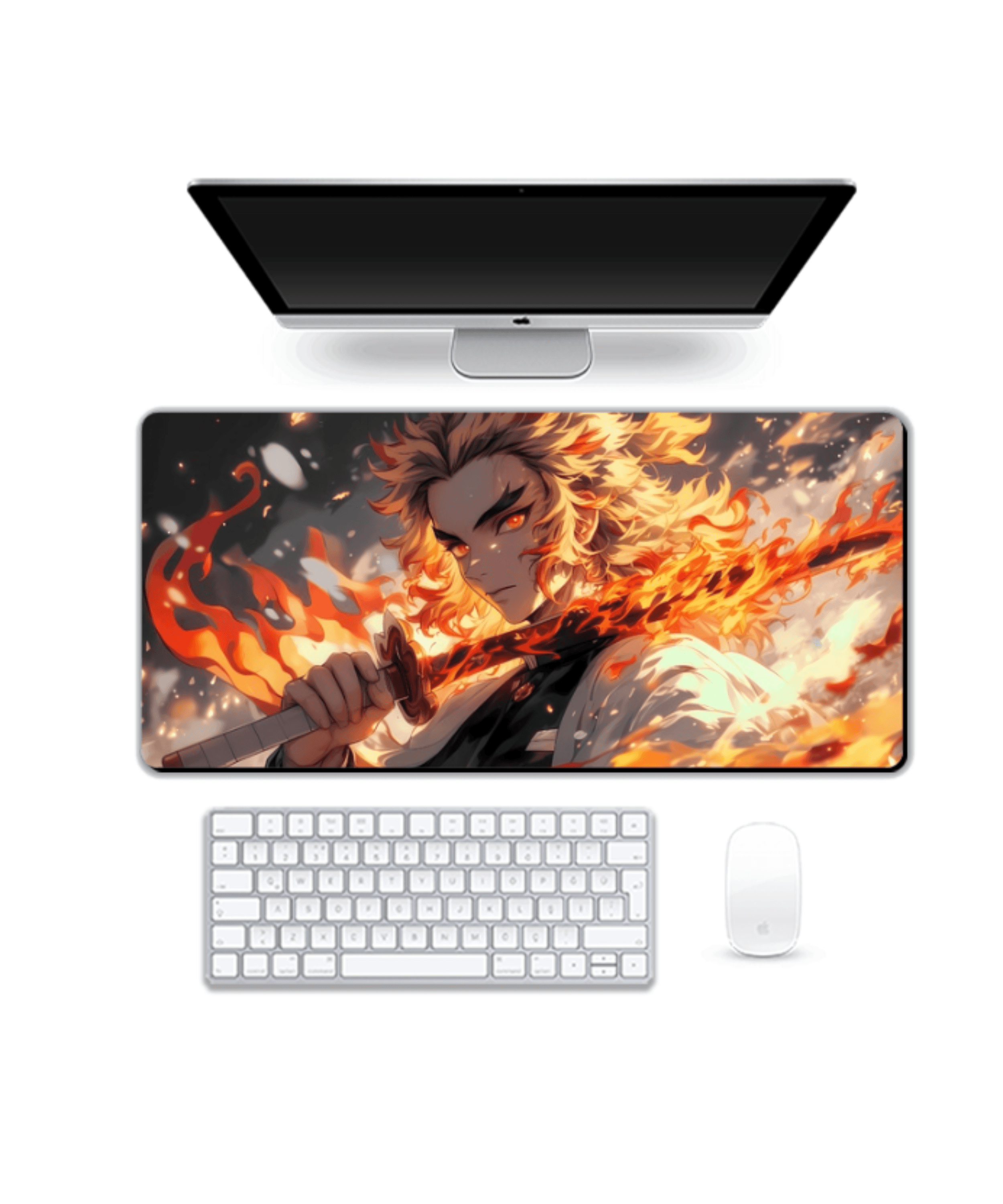 Demon Slayer - Rengoku - Gaming Pad Demon Slayer Rengoku Gaming Pad 1