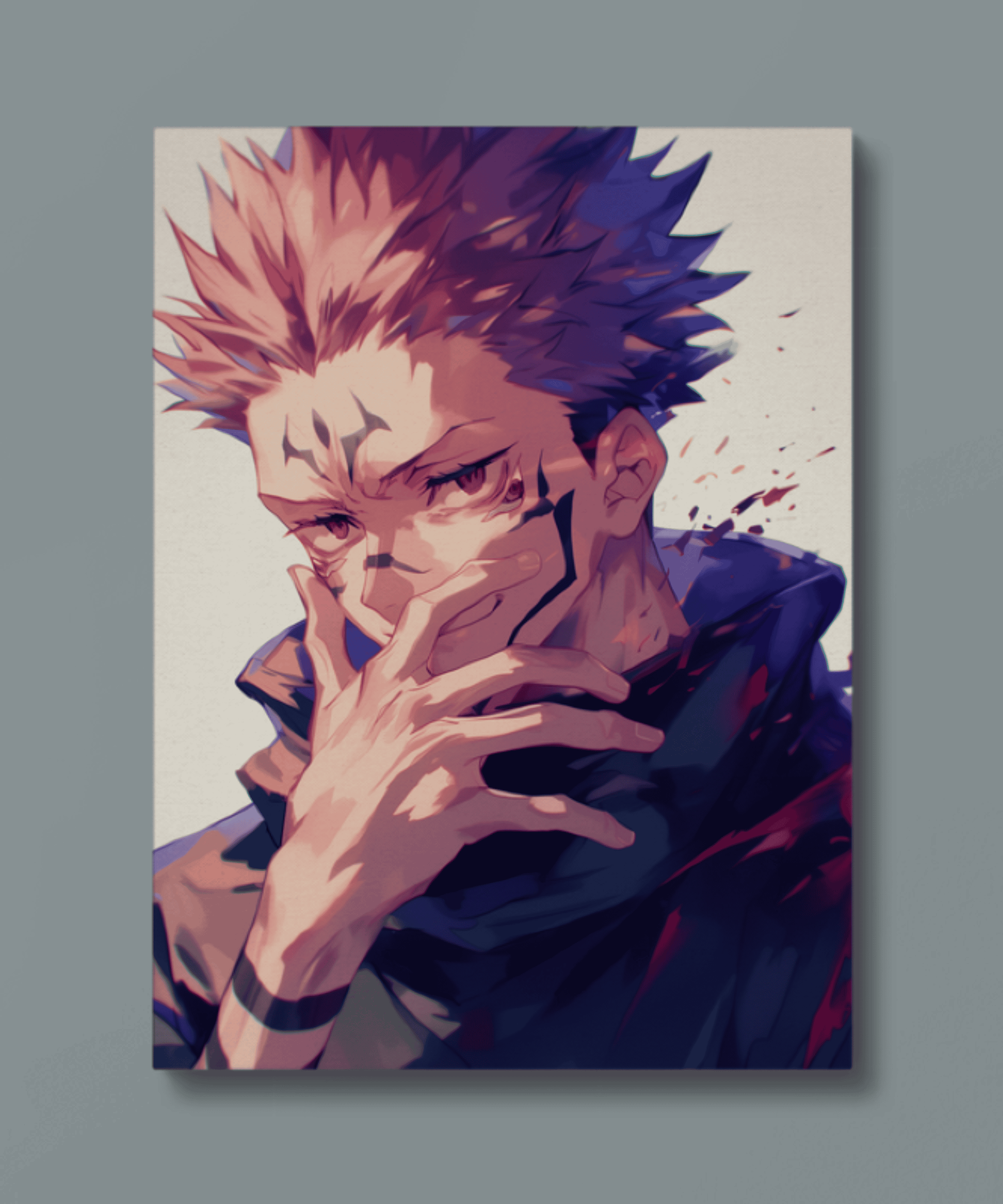 Jujutsu Kaisen - Sukuna Metal Posters 1.2 Jujutsu Kaisen Sukuna Metal Posters 1.2
