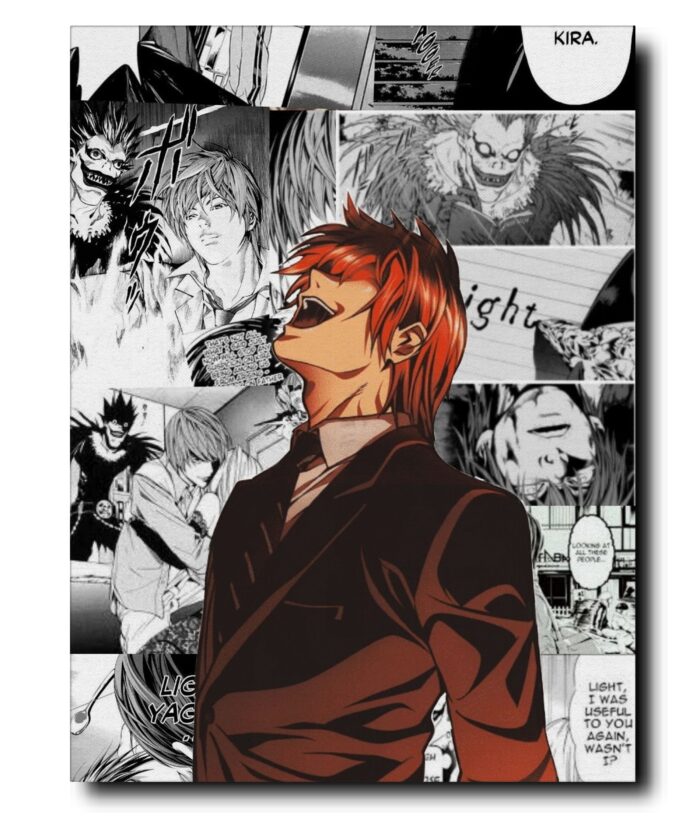 Deathnote Kira 01 Metal Posters 1.1 1 scaled