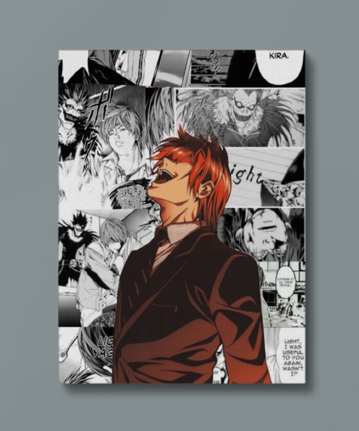 Deathnote Kira 01 Metal Posters 1.2 scaled