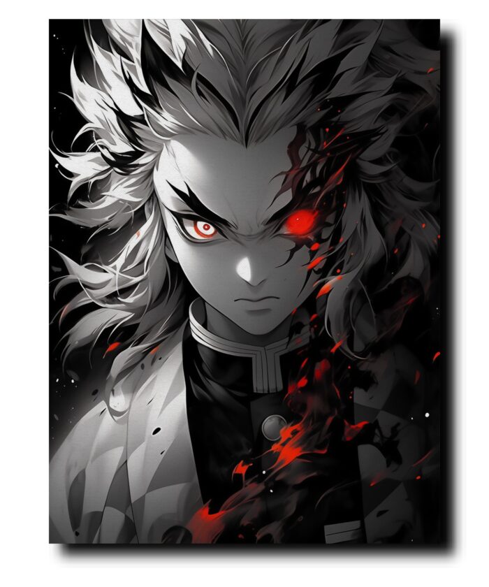 Demon Slayer Rengoku 03 Metal Posters 1.1 scaled