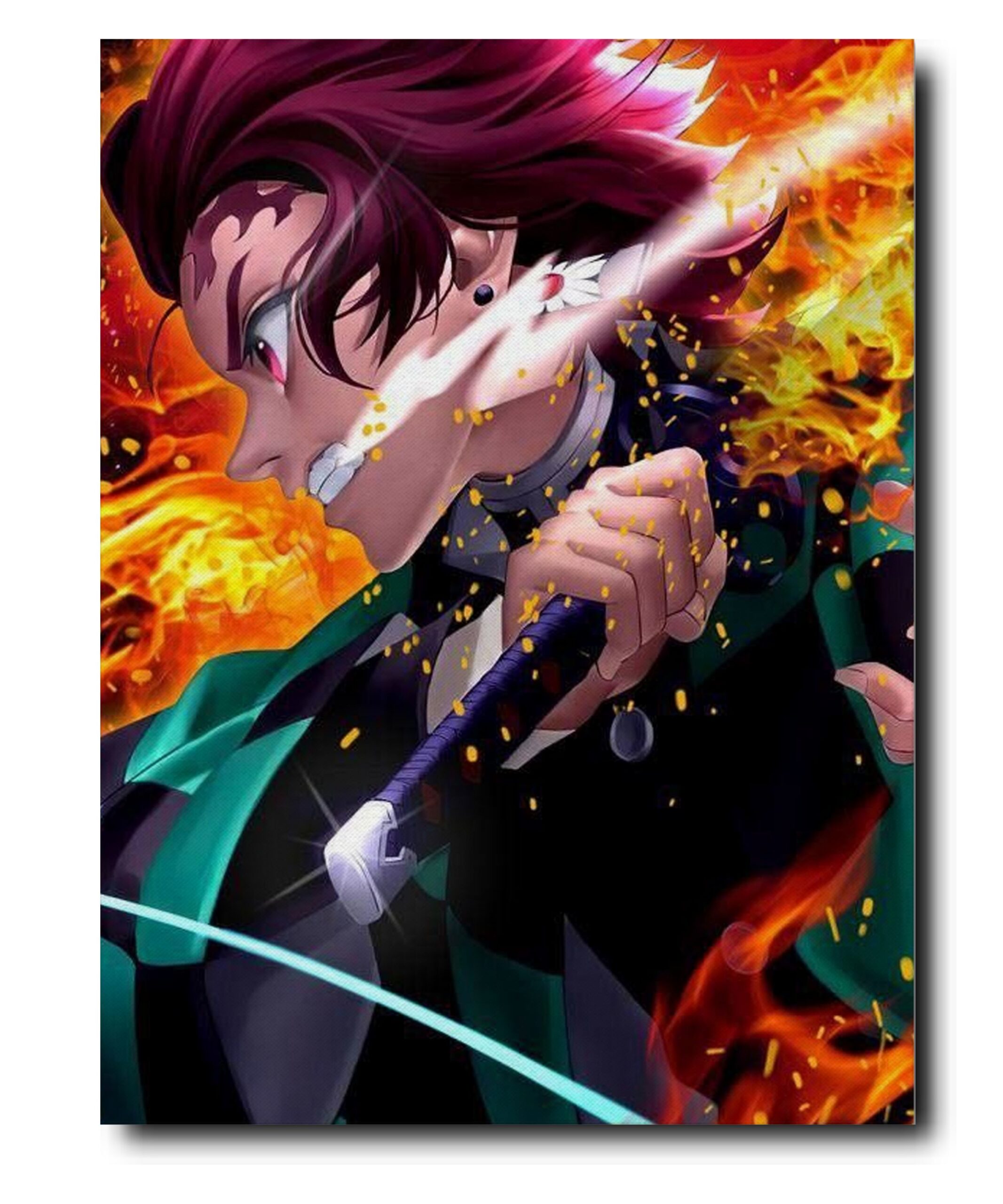 Demon Slayer - Tanjiro 3 Metal Poster 3.1 Demon Slayer Tanjiro 3 Metal Poster 3.1 scaled