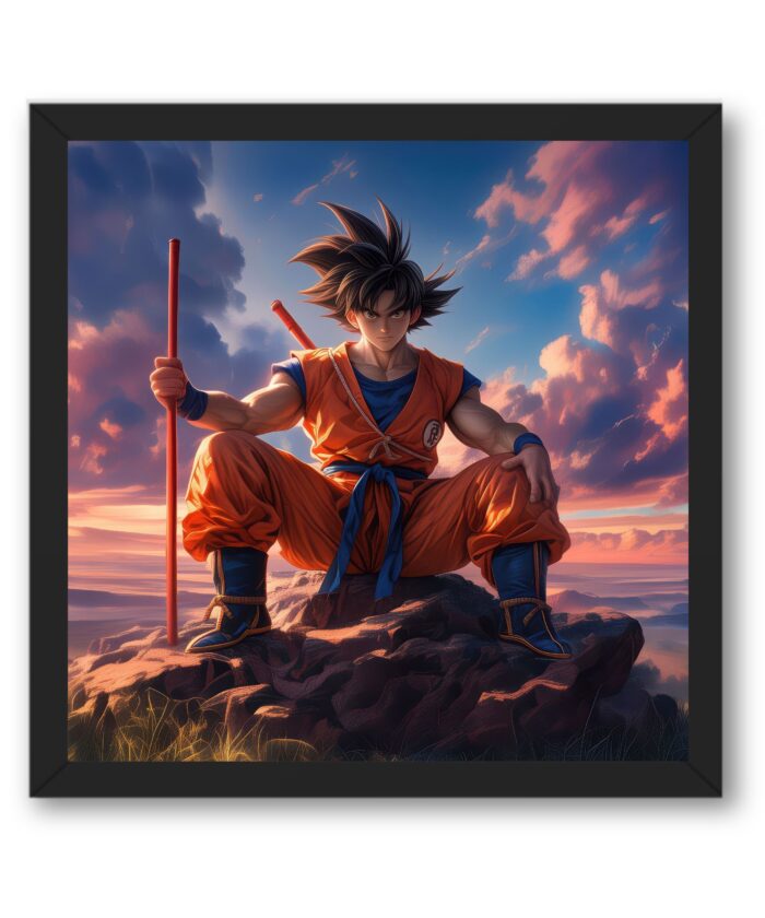 Dragonball Goku 5 Framed Poster 1 scaled