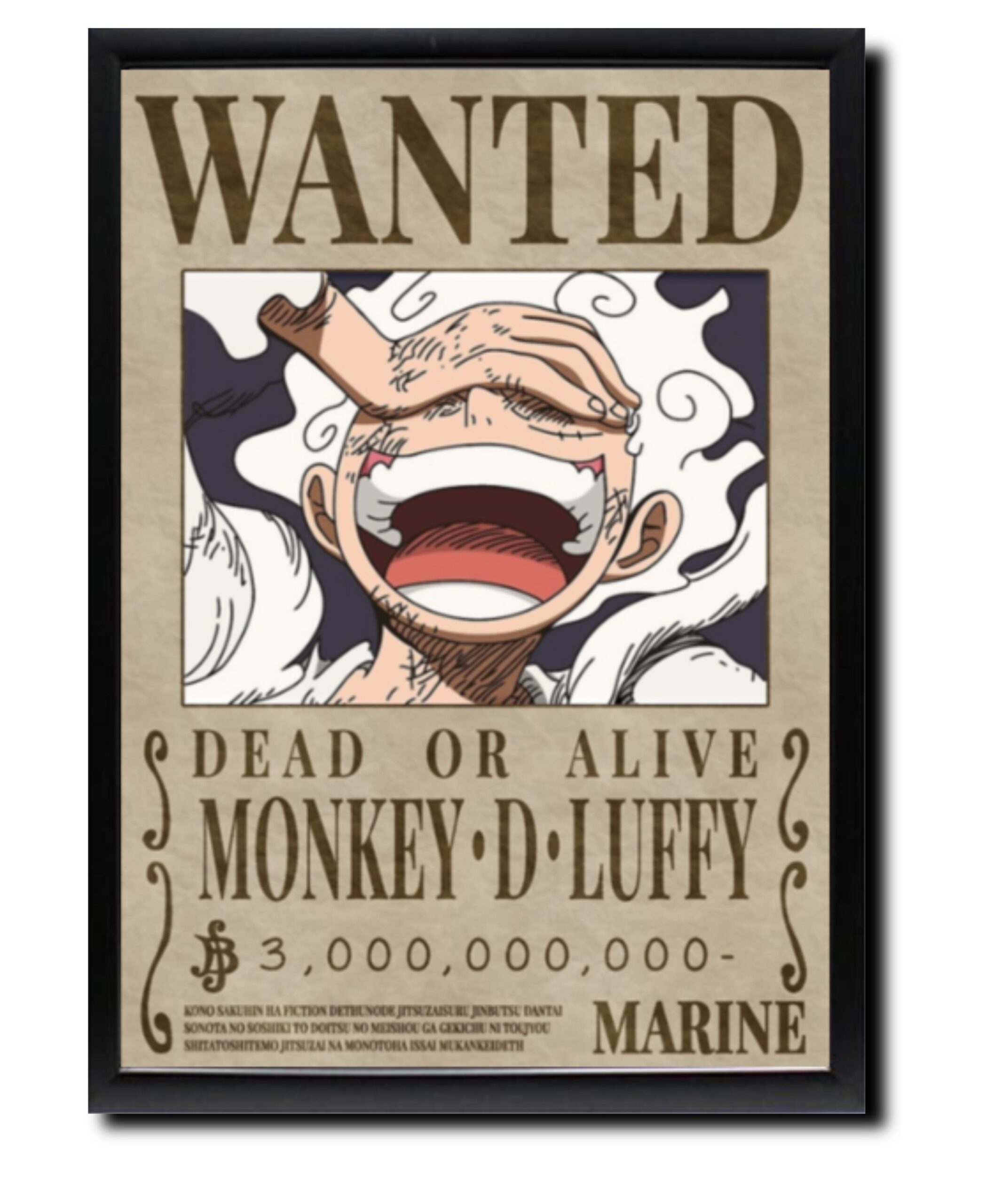 Luffy Wanted Poster 4 Luffy Wanted Poster