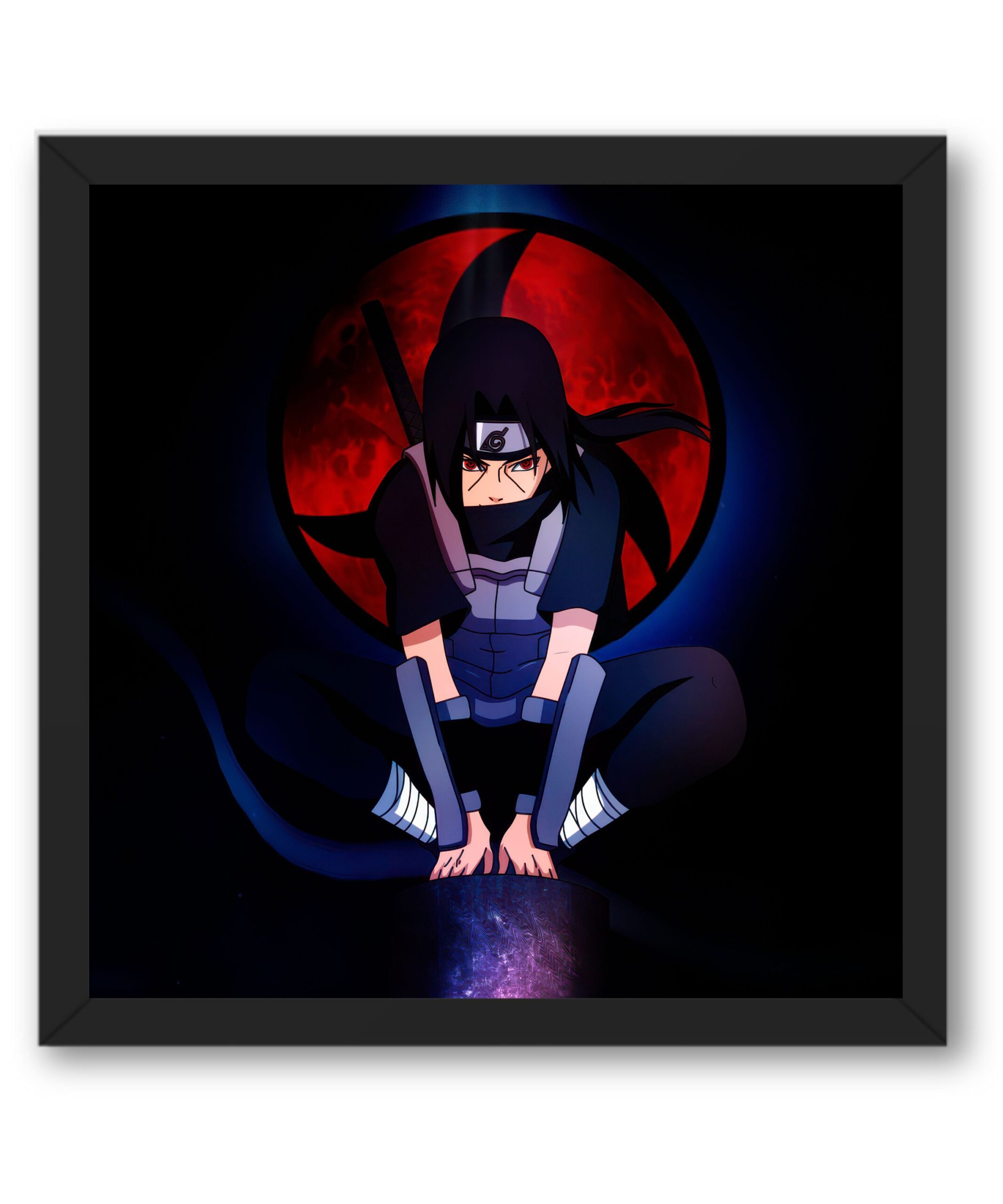 Naruto - Itachi Uchiha 03 - Framed Poster Naruto Itachi Uchiha 03 Framed Poster 1 scaled