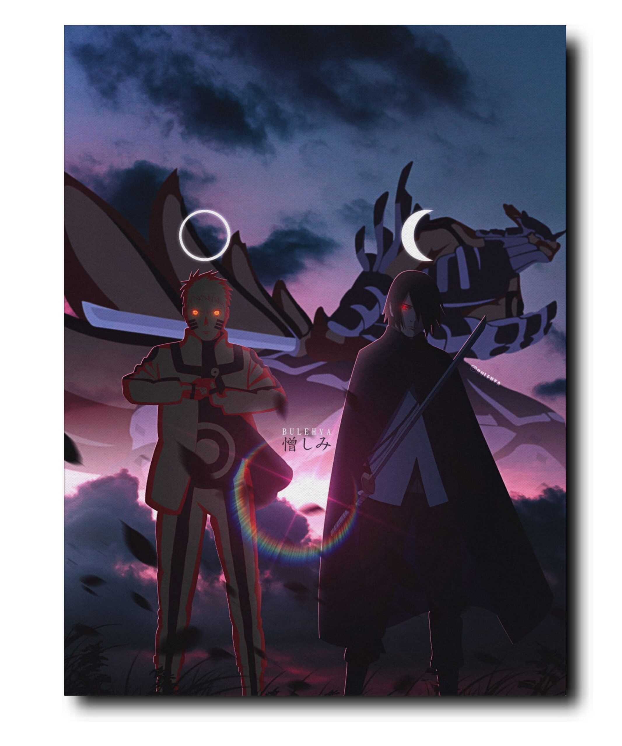 Naruto - Naruto Sasuke Dual - Metal Poster 1.1 Naruto Naruto Sasuke Dual Metal Poster 1.1 1 scaled