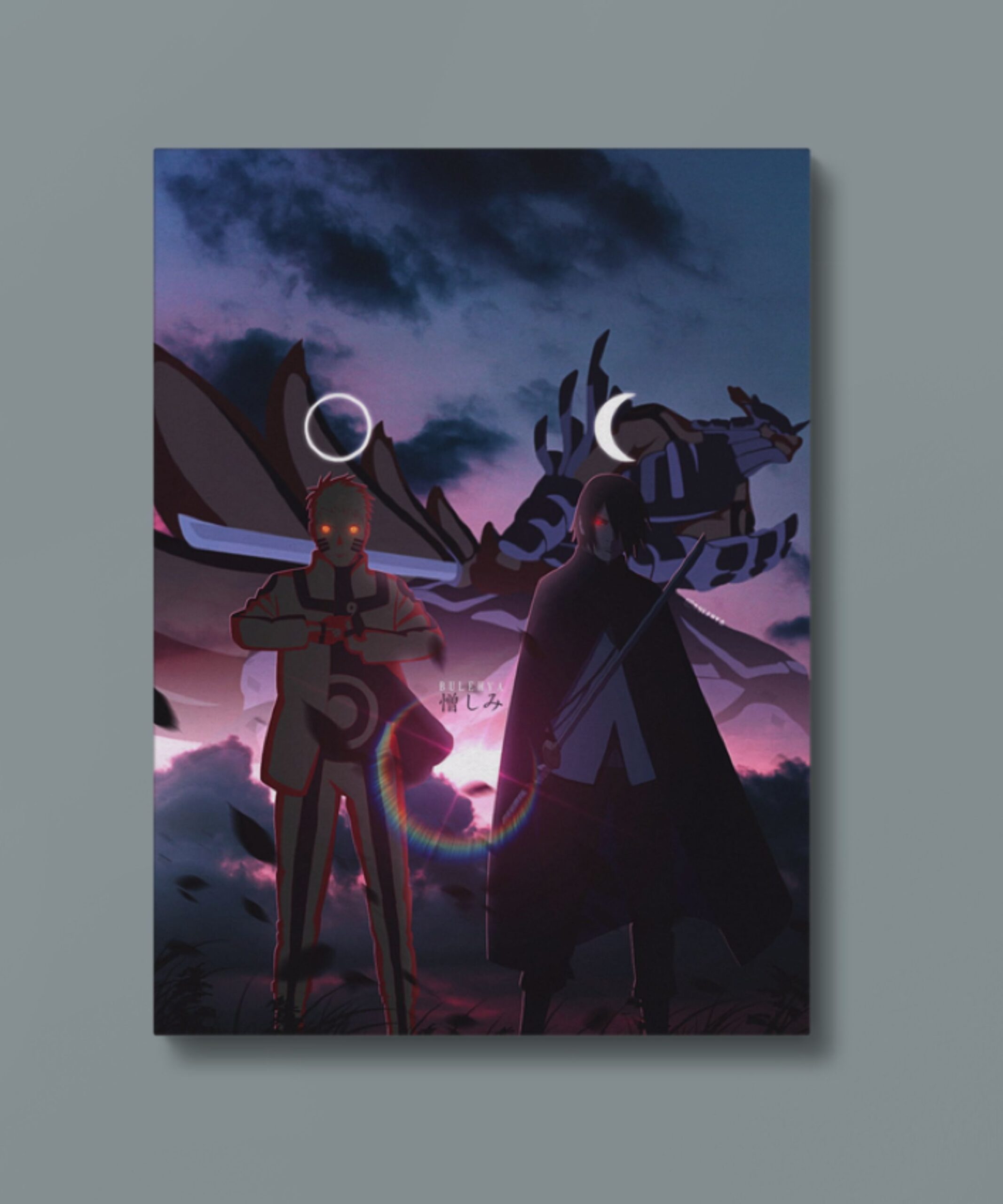 Naruto - Naruto Sasuke Dual - Metal Poster 1.2 Naruto Naruto Sasuke Dual Metal Poster 1.2 scaled