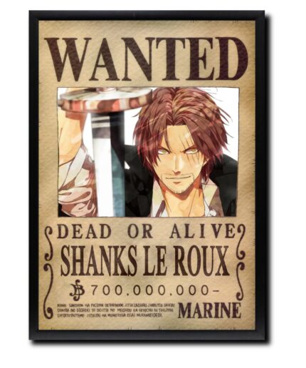Shanks Wanted Poster